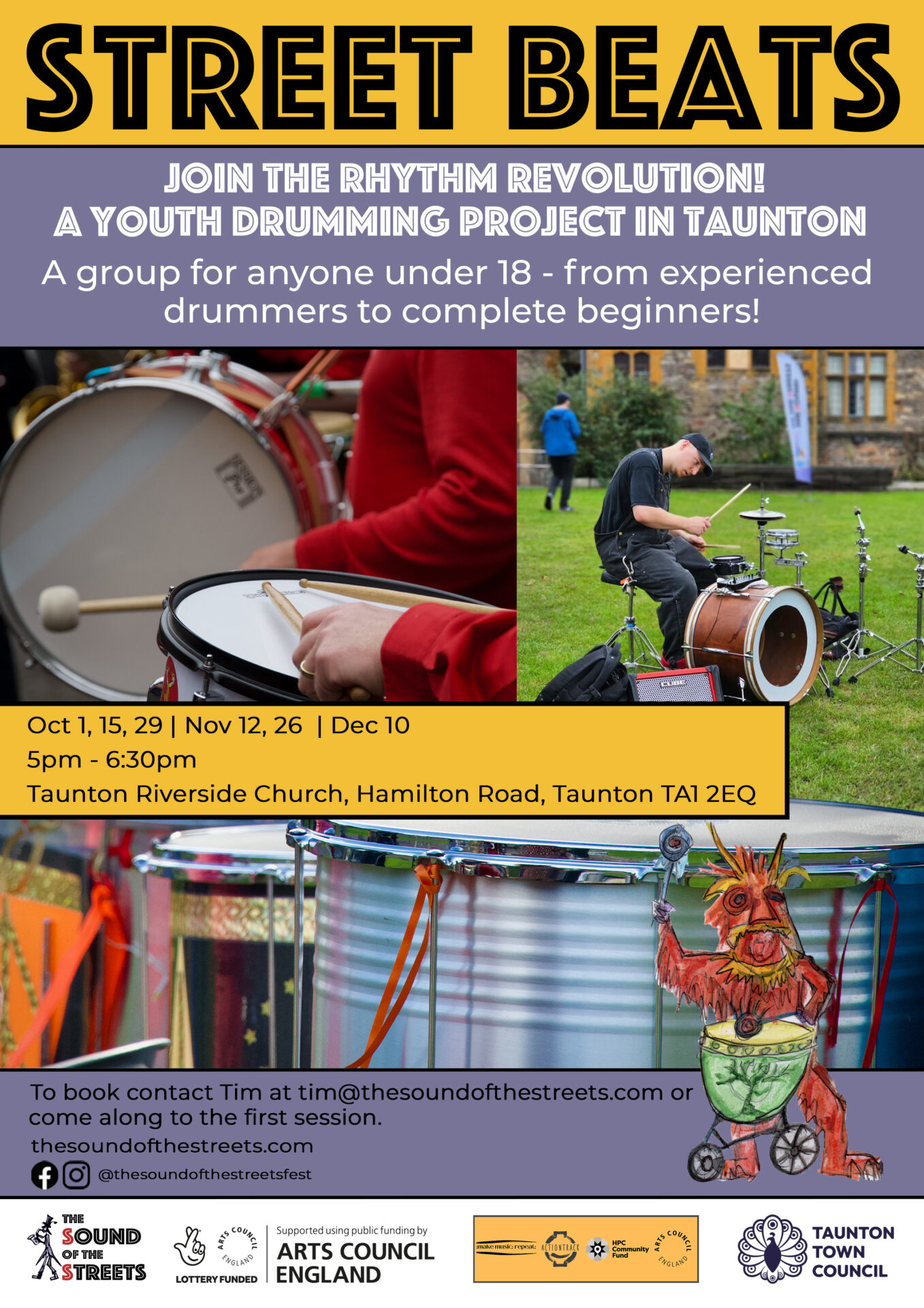 Taunton Street beats POSTER